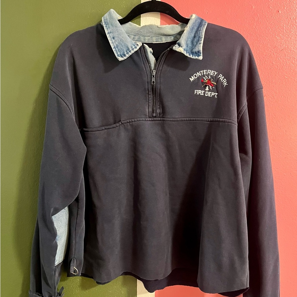 Vintage Navy Pullover